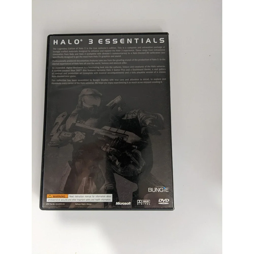 Halo 3 Essentials Xbox 360 Video Game Discs Complete Retro Bungie Microsoft‎